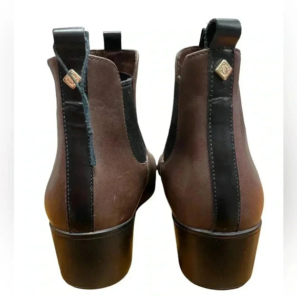 Cole Haan Signature Grandos Waterproof Wedge Brown  Chelsea Boots Size 8.5 - Picture 2 of 12